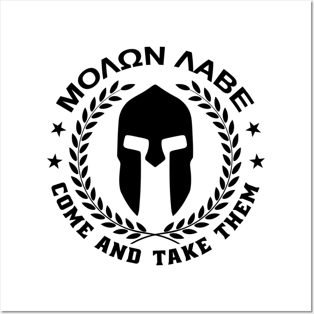 Mod.29 Molon Labe Greek Spartan Wall Art by parashop